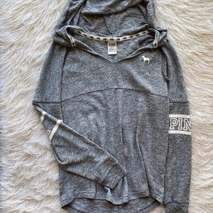 Victoria’s Secret Pink Lightweight Hooded Longsleeve